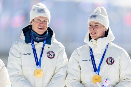 Johannes Hosflot Klaebo fez dupla com Einar Hedegart