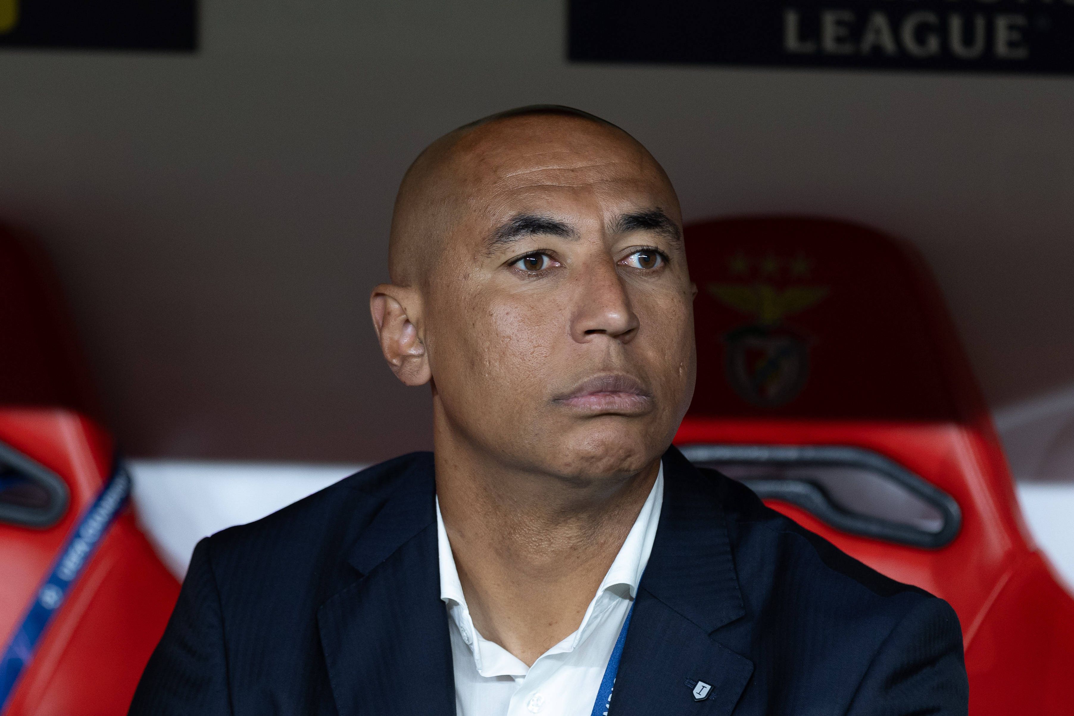 Luisão, antigo capitão do Benfica no Estádio da Luz