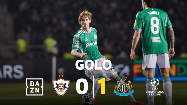 Ainda os adeptos se sentavam e Anthony Gordon já marcava