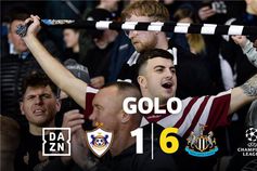 E vão seis do Newcastle: com sorte à mistura