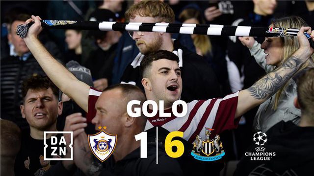 E vão seis do Newcastle: com sorte à mistura