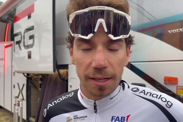 A reação de Rui Oliveira à primeira etapa da Volta ao Algarve