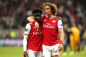 Bukayo Saka encontrou David Luiz quando chegou à equipa principal do Arsenal e diz que o central brasileiro foi muito importante no seu crescimento - FOTO: IMAGO