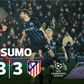 Seis golos e emoção até ao final: Atlético Madrid empata em Bruges (resumo)