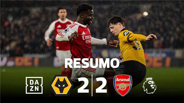 Arsenal treme com o lanterna-vermelha na luta pelo título (resumo)