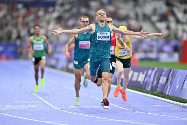 Aleksandr Kostin, vencedor de medalha de ouro nos Paralímpicos, pela Rússia