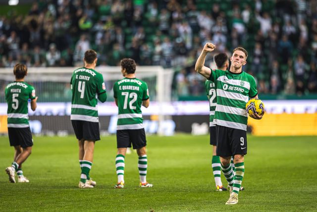 Sporting: Gyokeres ficou com a bola do jogo