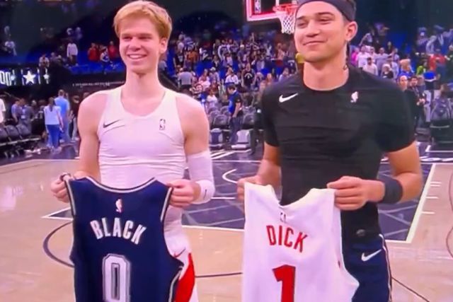 NBA: 'Inocente' ou 'sugestiva' troca de camisolas?