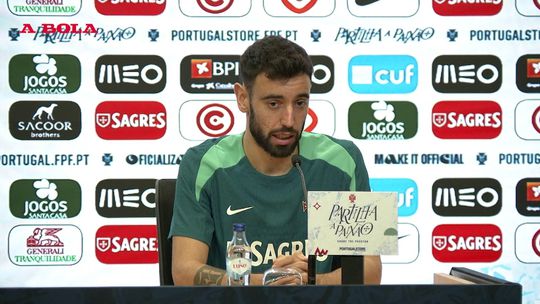 Bruno Fernandes elogia decisão «inteligente» de Roberto Martínez