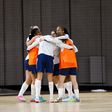 Seleção Nacional feminina de futsal preparou na Cidade do Futebol o apuramento, que vai decorrer em Itália, para o Mundial de 2025
