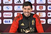 Thibaut Courtois em conferência de imprensa de antevisão ao Ucrânia-Bélgica