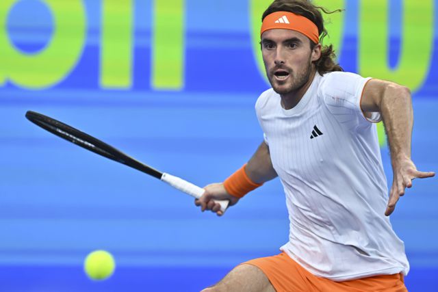 A primeira experiência com álcool de Stefanos Tsitsipas foi memorável. IMAGO