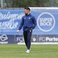Francesco Farioli no ensaio geral do FC Porto antes do embate decisivo com o Estugarda - Foto: Catarina Morais/KAPTA+