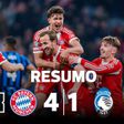 Bayern não tirou o pé do acelerador e voltou a golear a Atalanta (resumo)