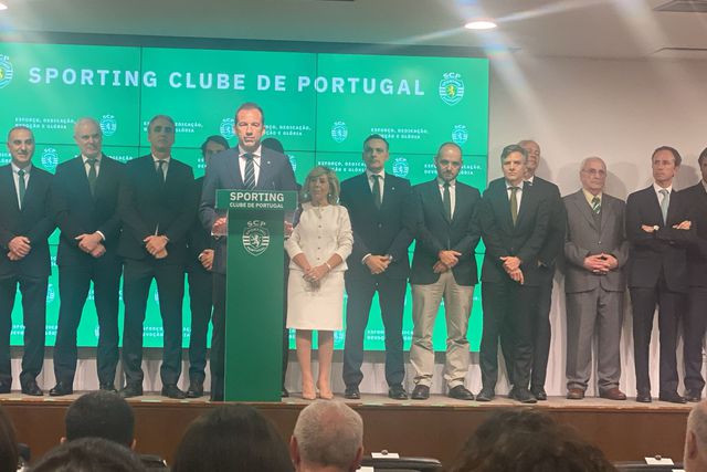 Varandas discursou na cerimónia da tomada de posse. Foto: A BOLA