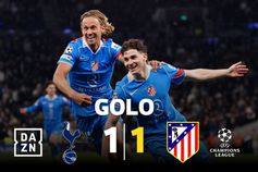 Contra-ataque à Atlético Madrid concluído por Julián Álvarez