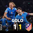 Contra-ataque à Atlético Madrid concluído por Julián Álvarez