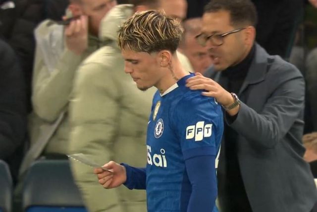 Garnacho recebeu bilhete de Rosenior