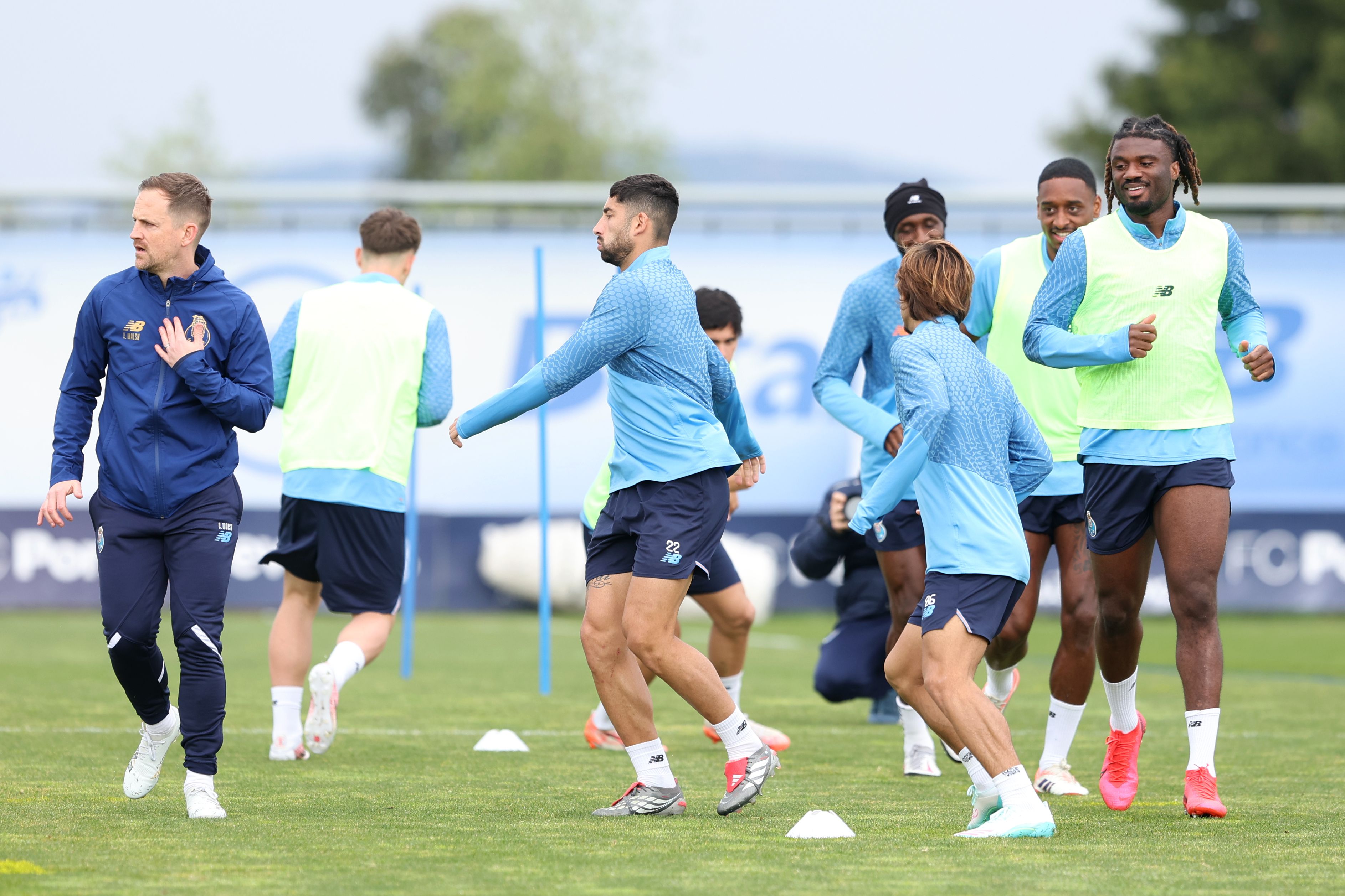 Treino do FC Porto antes da receção ao Estugarda, para a Liga Europa (Kapta+/Catarina Morais)