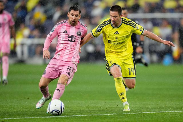 Messi em ação frente ao Nashville