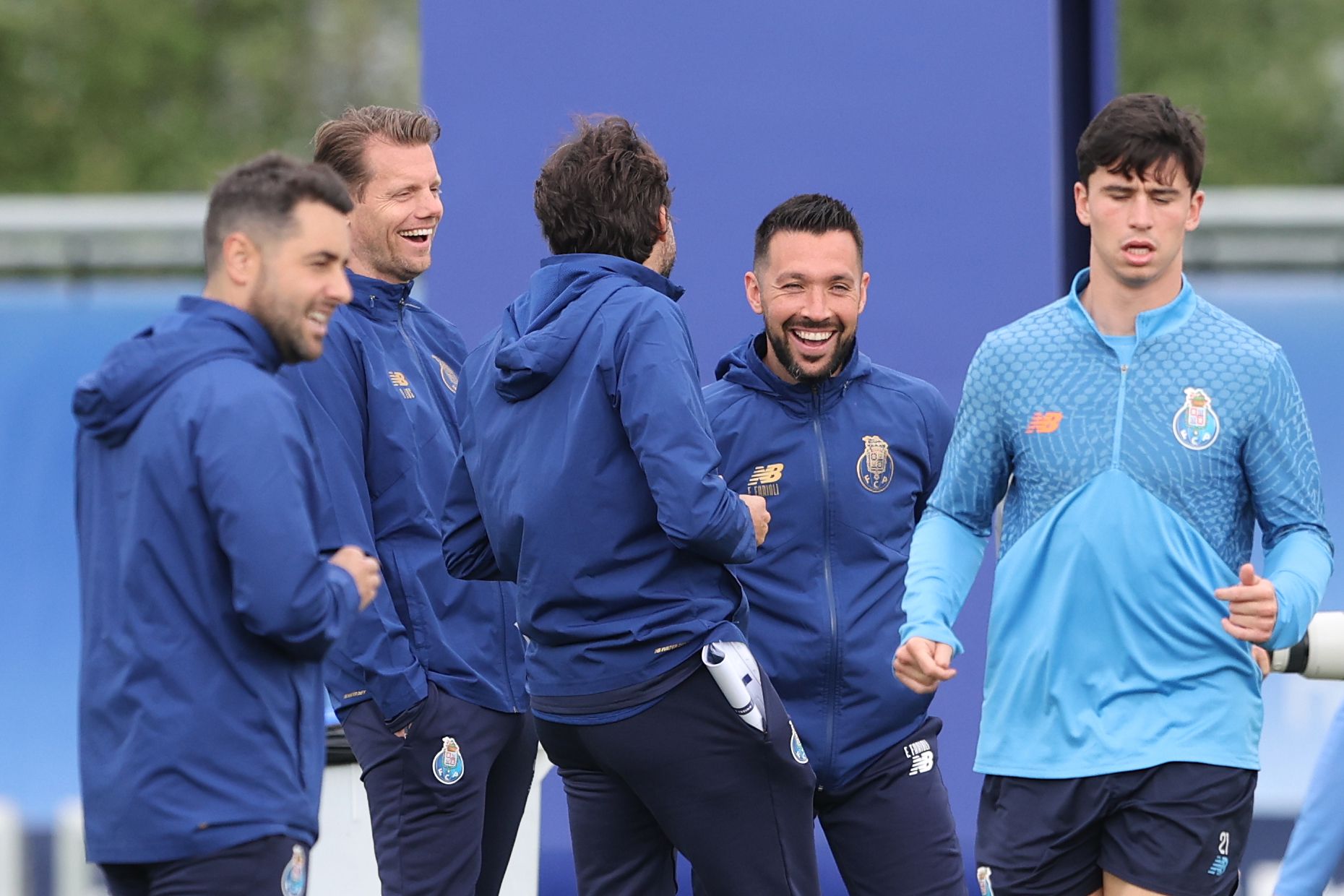Treino do FC Porto antes da receção ao Estugarda, para a Liga Europa (Kapta+/Catarina Morais)