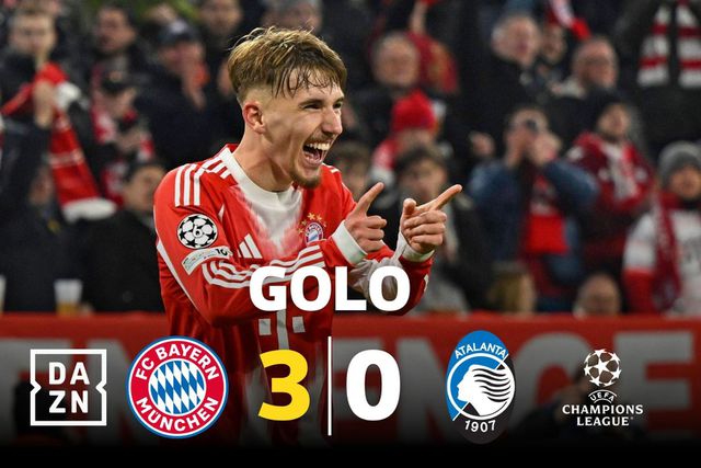 Bayern imparável e quase nem houve tempo para se festejar o 2-0