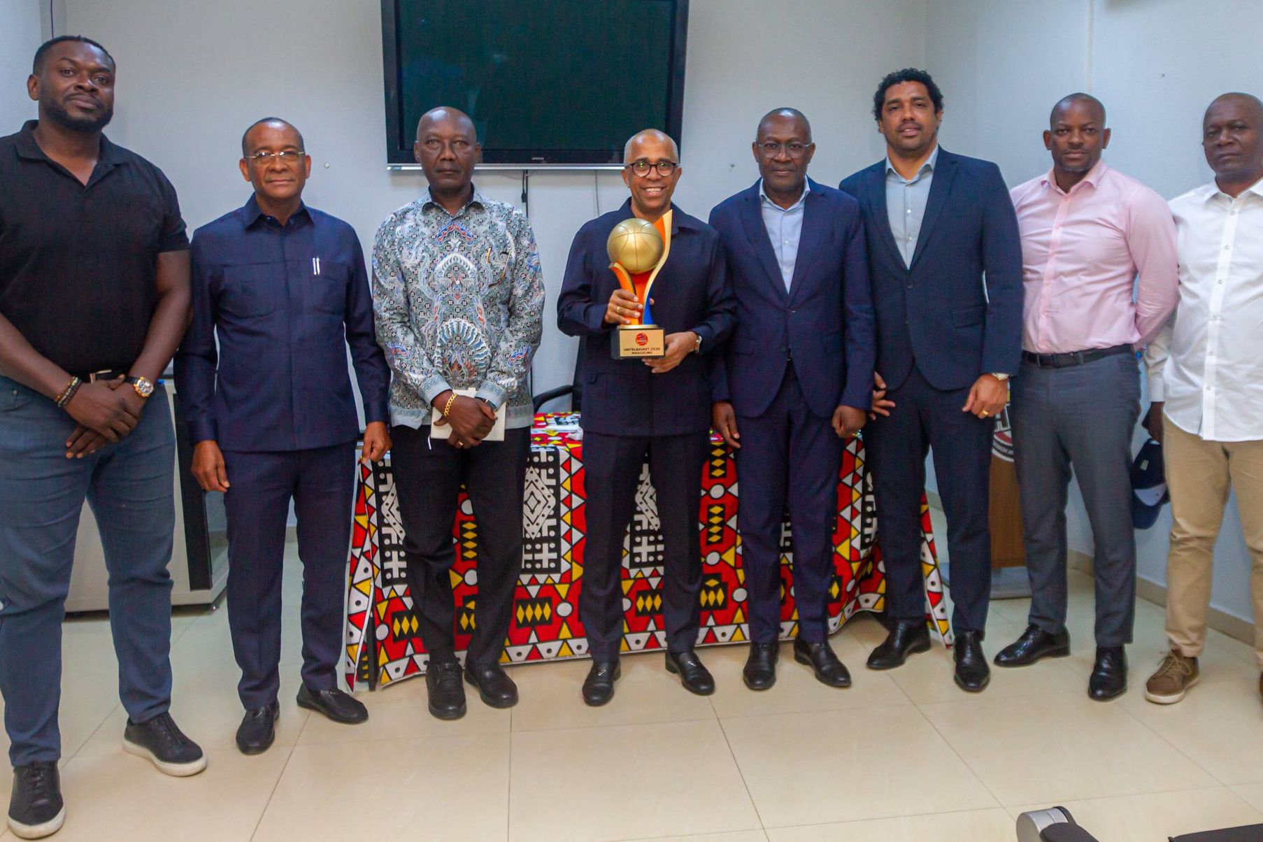 Direção da FAB com dirigentes dos clubes que estão a disputar o campeonato