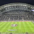 A festa nas bancadas quando foi anunciada a equipa do Marselha