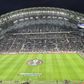 A festa nas bancadas quando foi anunciada a equipa do Marselha