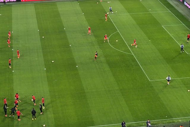 Aquecimento do Benfica