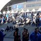 Ambiente a ferver no Vélodrome a três horas do Marselha-Benfica