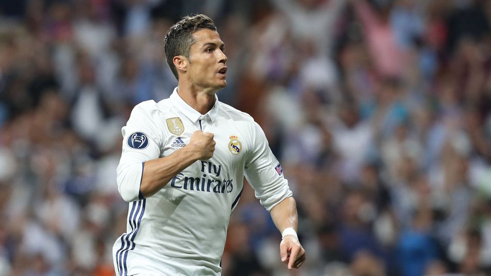 Ronaldo celebra golo marcado ao Bayern em 2017