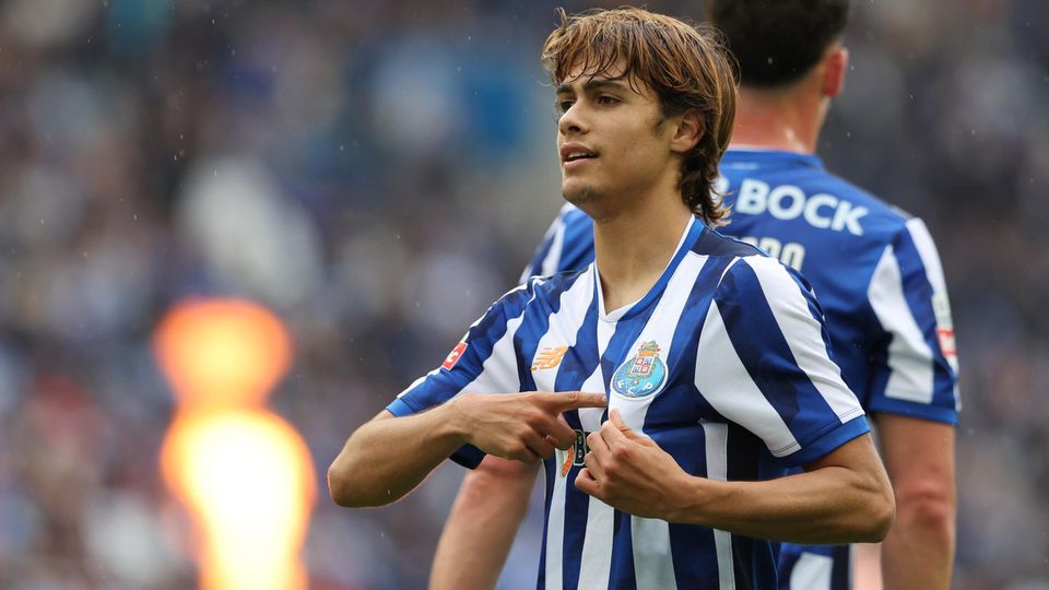 Rodrigo Mora no FC Porto-Famalicão. Foto: Catarina Morais/Kapta+