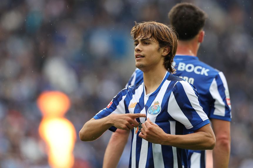 Rodrigo Mora no FC Porto-Famalicão. Foto: Catarina Morais/Kapta+