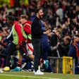 Ruben Amorim festeja em Old Trafford