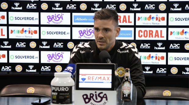 Tiago Margarido na conferência de imprensa de antevisão ao Gil Vicente