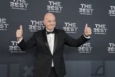 Gianni Infantino à entrada para a gala The Best