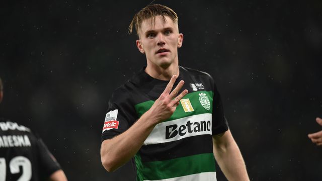 Gyokeres foi o goleador de serviço esta época