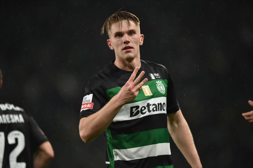 Gyokeres foi o goleador de serviço esta época