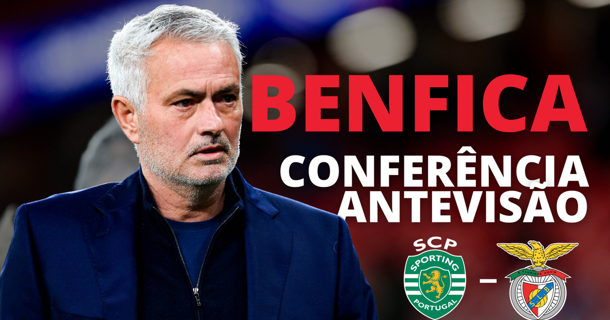 Acompanhe a conferência de imprensa de José Mourinho