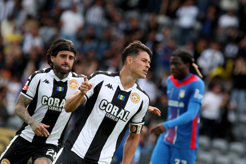 Jesús Ramírez celebra o seu 17.º golo da temporada - Foto: HOMEM DE GOUVEIA/LUSA