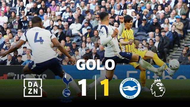 Golaço de Mitoma atira Tottenham novamente para zona de descida