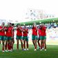 Jogadoras de Portugal festejam golo marcado pela Seleção feminina frente à Eslováquia - Foto: FPF