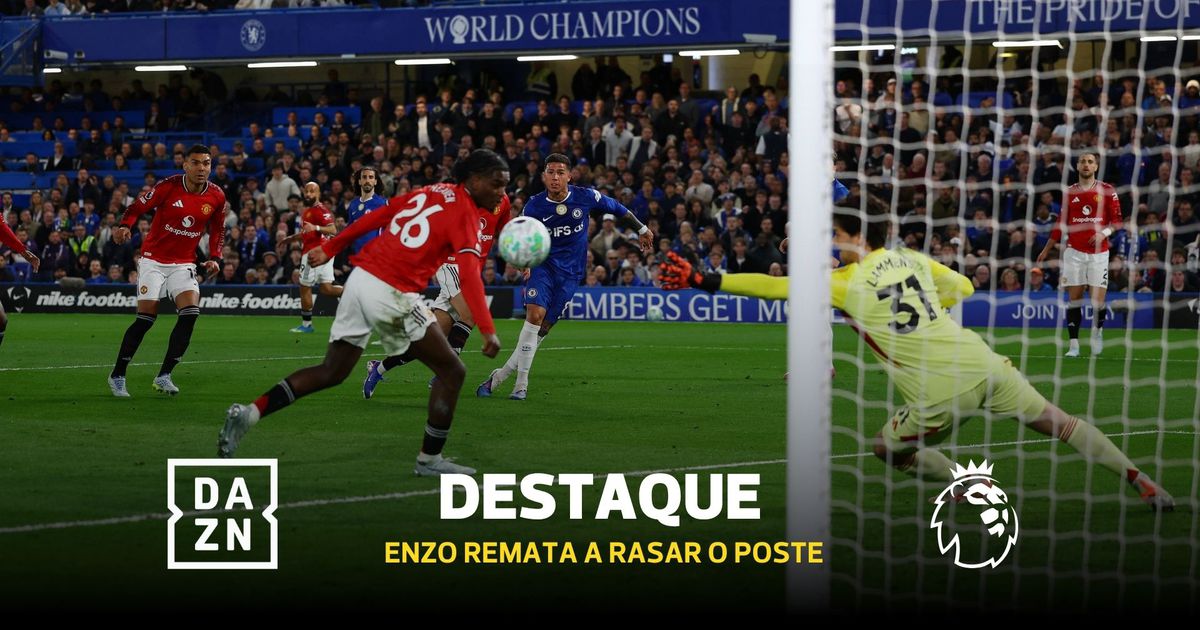 Enzo Fernández fica a centímetros de golo genial