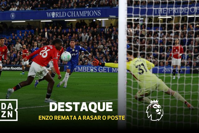 Enzo Fernández fica a centímetros de golo genial