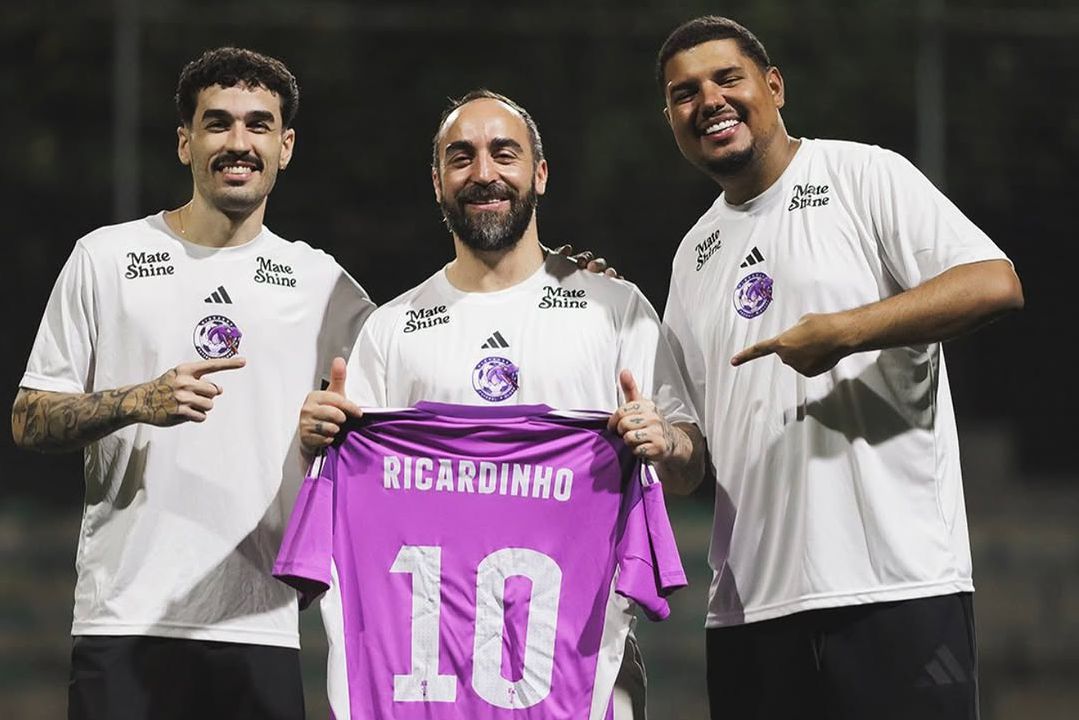 Ricardinho aquando da apresentação no Dibrados - Foto: Instagram/Ricardinho
