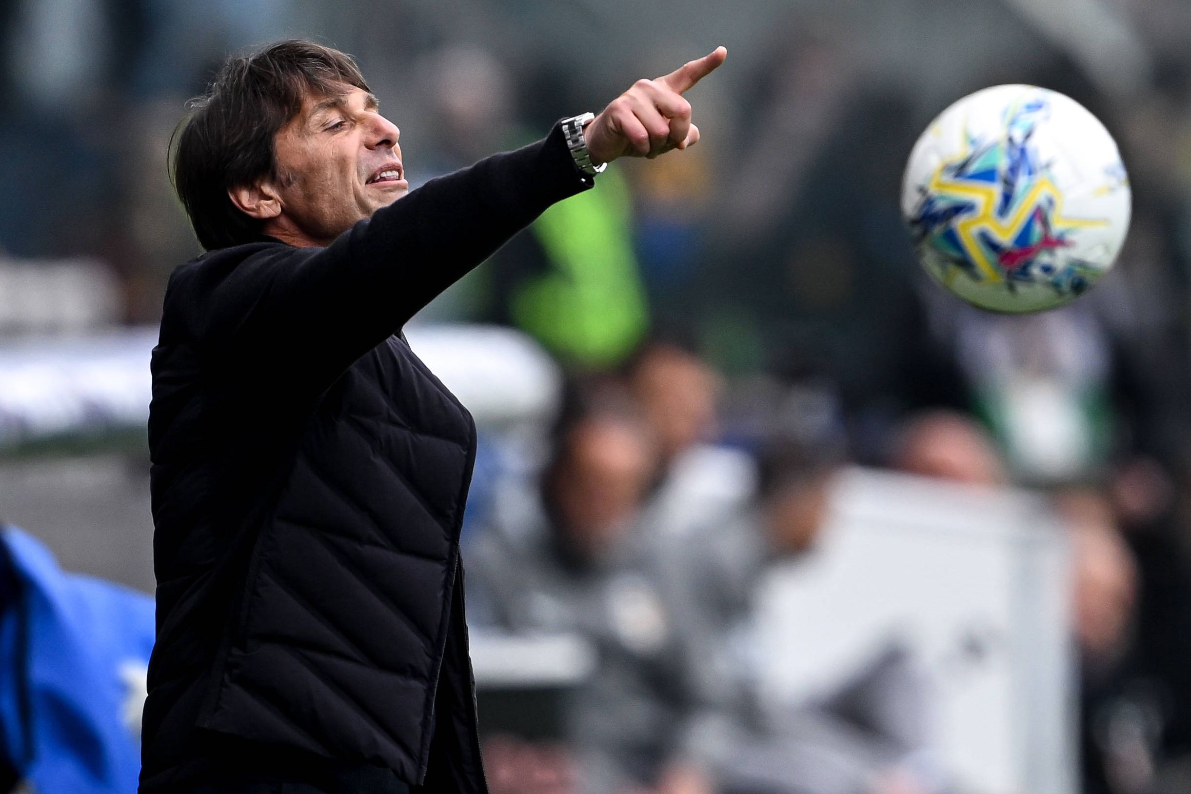 Antonio Conte, treinador do Nápoles
