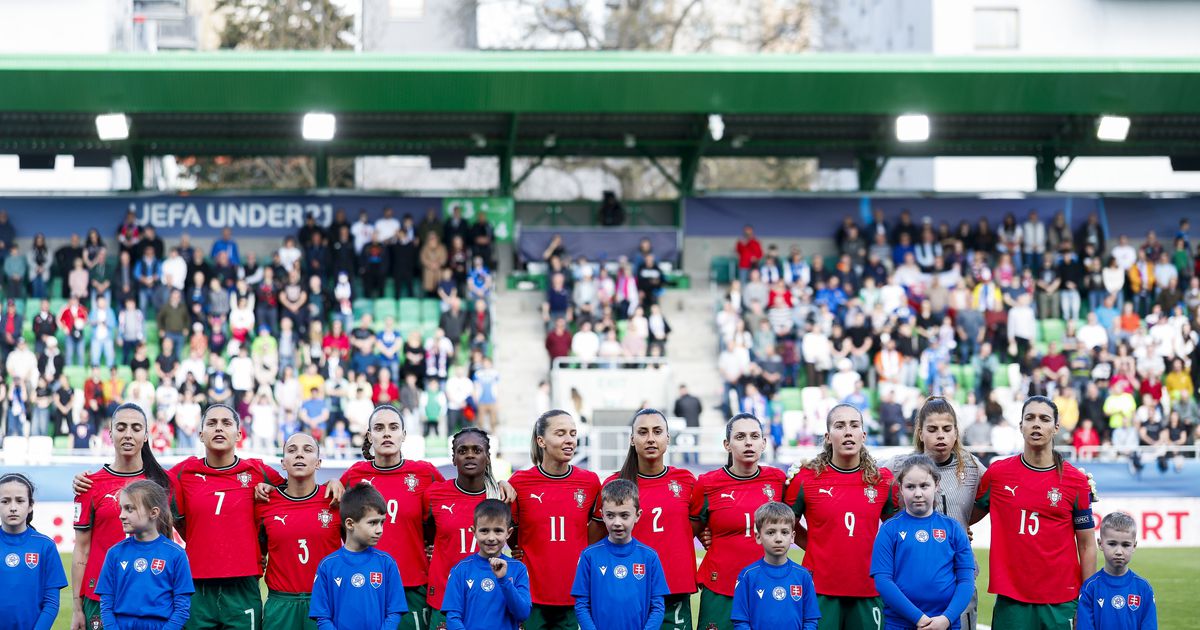 As melhores imagens do jogo da seleção feminina de Portugal com a Eslováquia