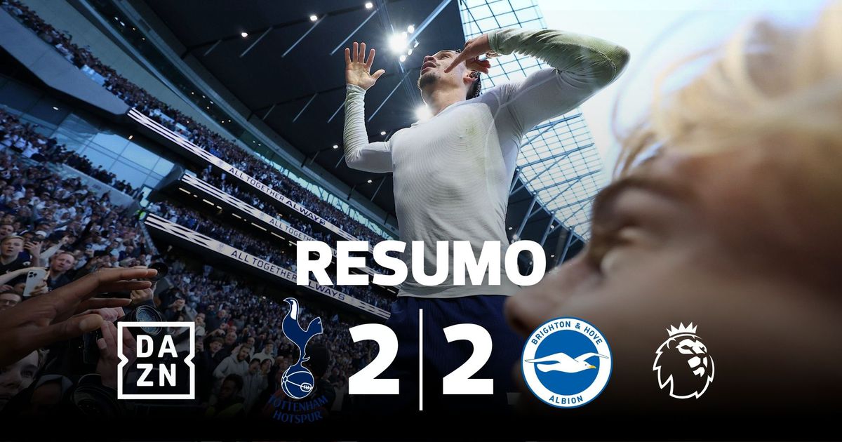 Golaços, euforia e drama: o Tottenham-Brighton teve de tudo!