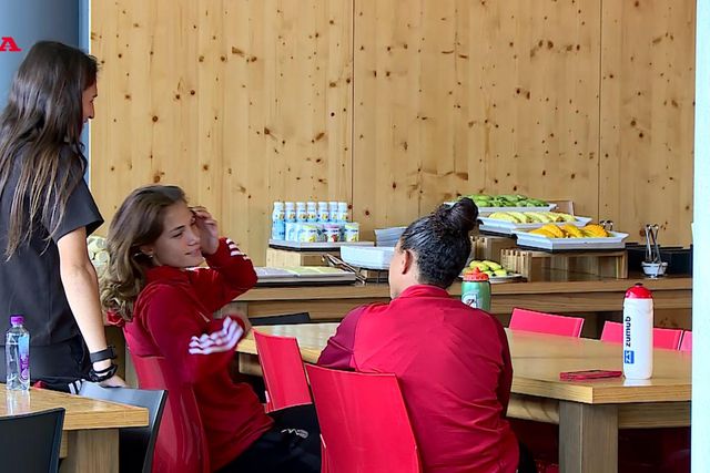 Os bastidores da equipa do Benfica antes da final da Taça